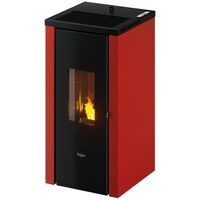 1PZ STUFA A PELLET 'VERA 7' Colore rosso