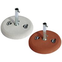 BASE PER OMBRELLONE IN CEMENTO FLORIDA Ø CM. 55 - COLORE BIANCO