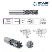 fraise à compression Izar carbure MD/HM DIAMAX diamanté pour fibre de carbone 12.00 mm
