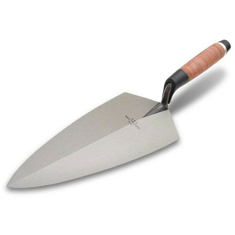 Marshalltown M1911L Philadelphia Brick Trowel 11 Leather Handle