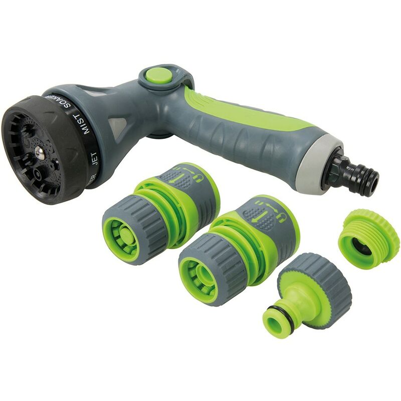 Silverline (829557) SoftGrip Spray Gun Quick Connect Set 5pce 5pce