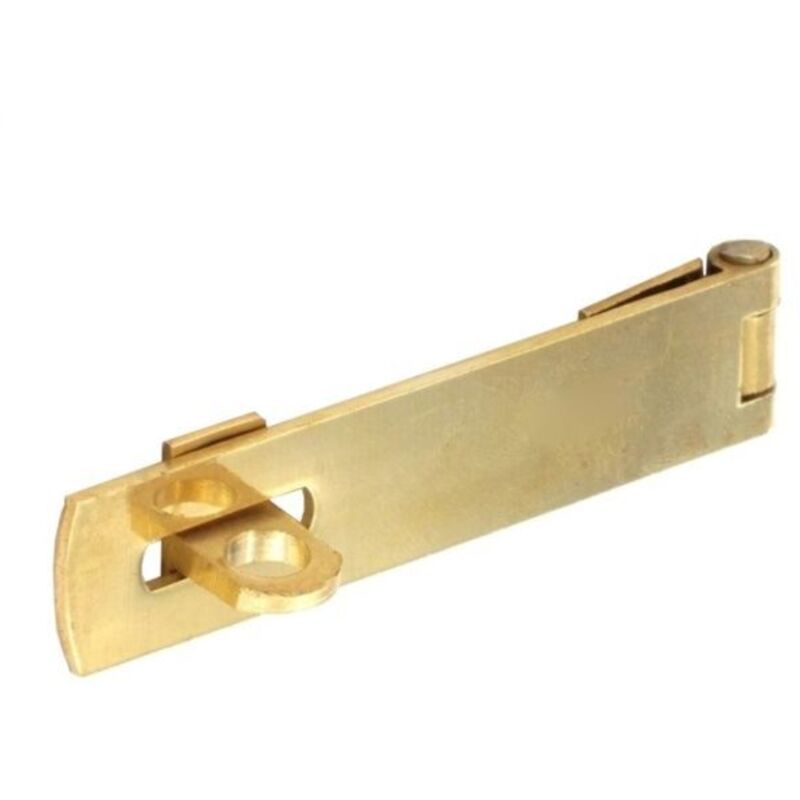 Securit S1464 Safety Hasp & Staple Brass 75mm