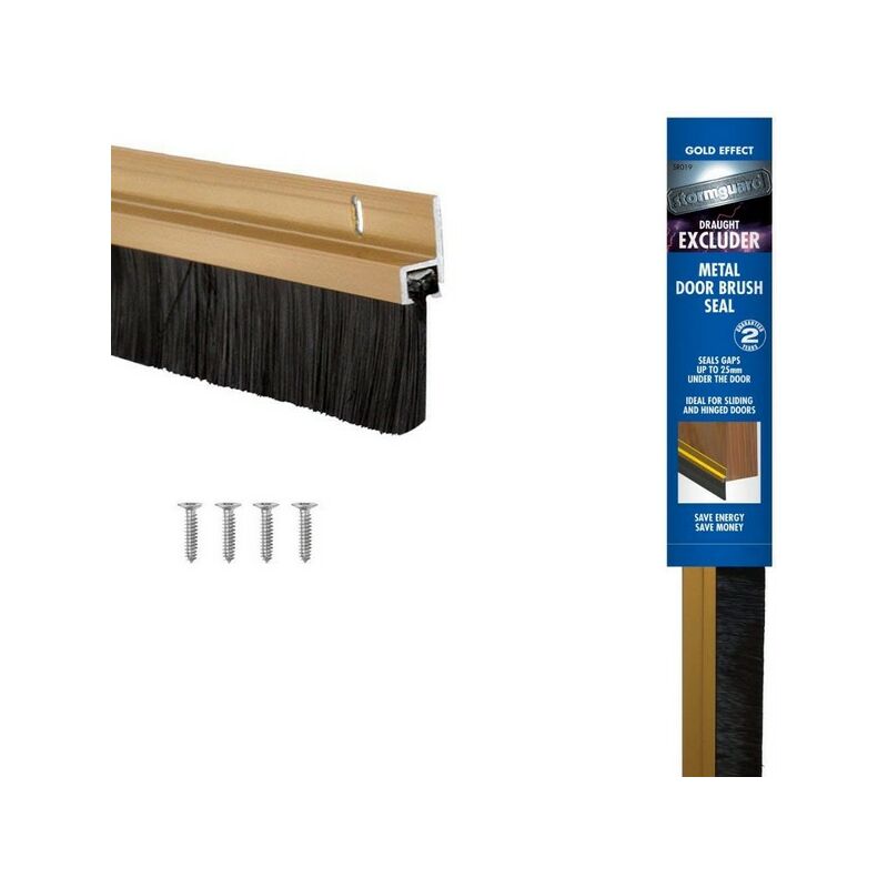 Stormguard Brush Type Draught Excluder Gold 36 (02SR0190914G)