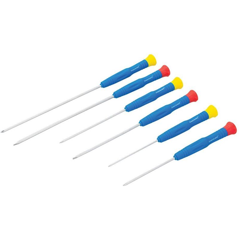 Set 6 Cacciacite Extra Lunghi Silverline - Lame In Acciaio Temprato Per Precisione | Taglio E Phillips Con Teste Orientabili - Foto 6