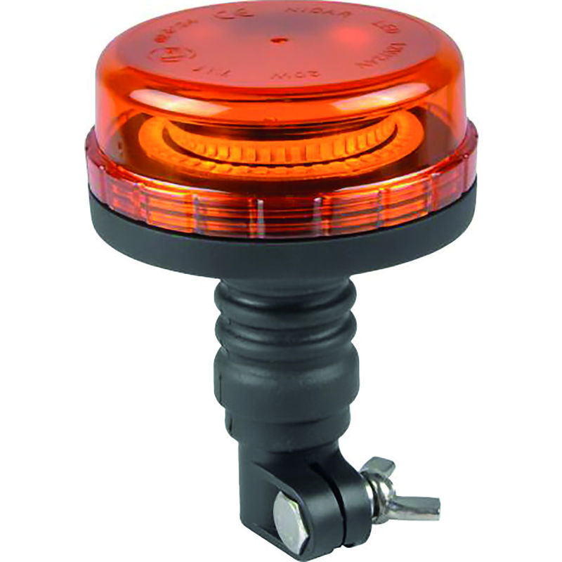 Gyrophare orange plat base magnétique LED orange pas cher