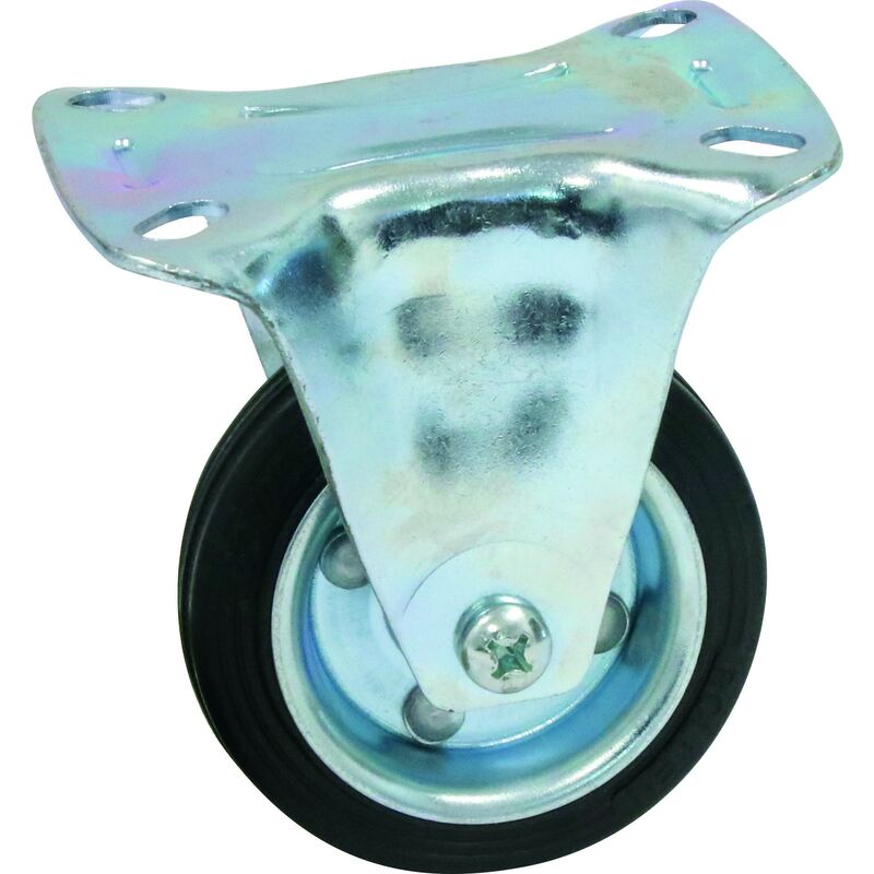 Roulette pivotante chape zinguee roue gonflable d.260 15
