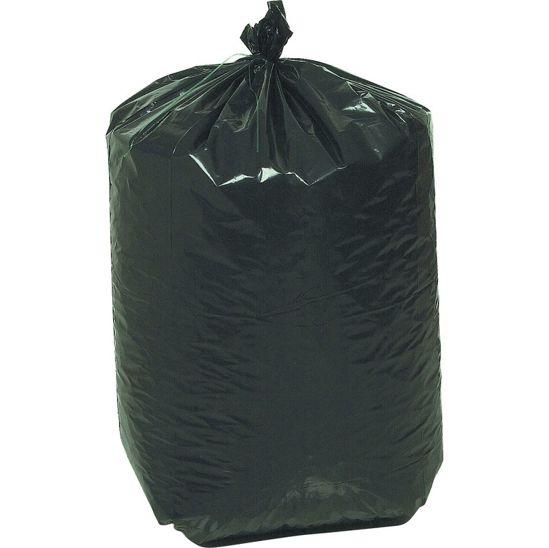 Petit sac poubelle noir 30 litres 25 microns