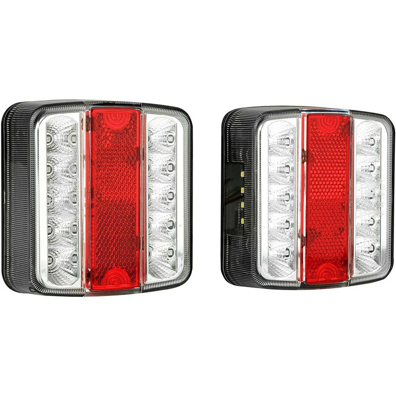 Rampe Éclairage LED Remorque 7 broches 137cm Feux arrière & Stop