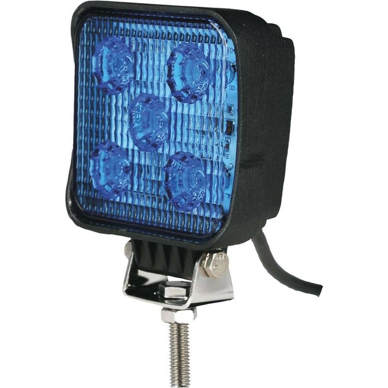 Phare de travail carré 12 + 7 LED, 18W, garantie 2 ans - Sodiflash