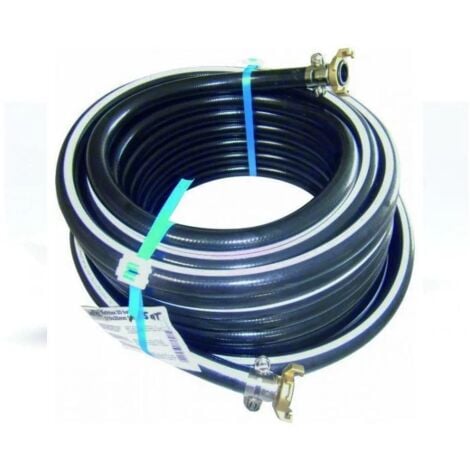 KIT TUYAU PVC NOIR POUR AIR COMPRIME et liquide  - 20 BARS - 19x26 - 25M -S06016
