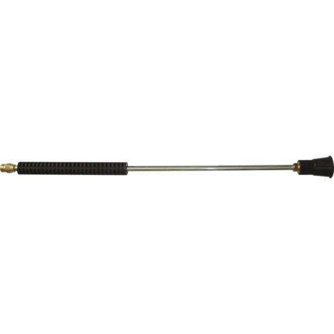 Lance Haute Pression En Acier Inox - Connexion M22 - 280 Bars / 4000 Psi - Pour Nettoyeur Industriel, Lavage Auto, Terrasse, Façade - 2