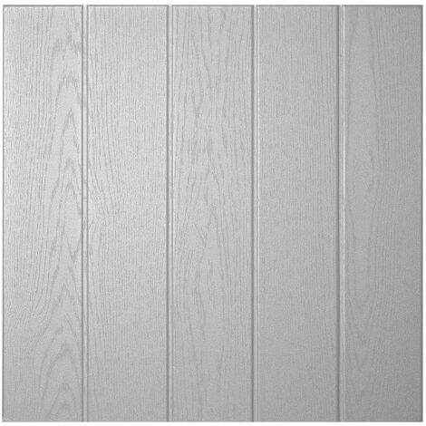 Decosa Deckenplatte Athen, hellgrau, 50 x 50 cm - 20 Pack(= 40 qm)
