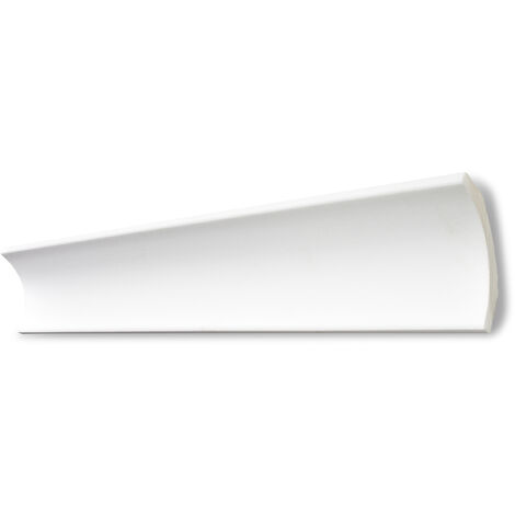 Decosa Zierprofil B10, weiß, 72 x 72 mm, Länge: 2 m - 05 Stück