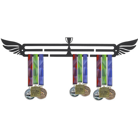 Porte-médailles sportives Présentoir à médailles40x6x2cm SWAGX