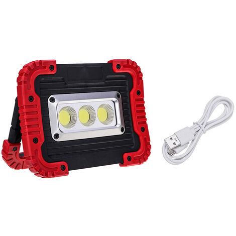 Lampe Frontale/projecteur LED Rechargeable 3 Modes - Pour Casque, Travail, Chasse - Avec Batterie 18650