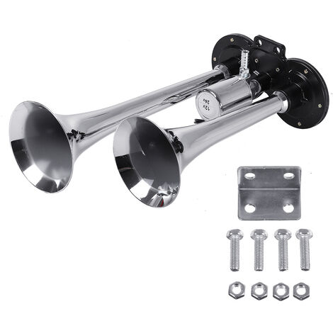 Klaxon à Air Comprimé Pour Camion 12V - Double Tube 150 DB - Son Ultra Puissant