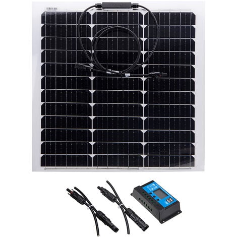 Chargeurs 200W 400W Panneau Solaire 18V Cellule 10A 60A Contrôleur