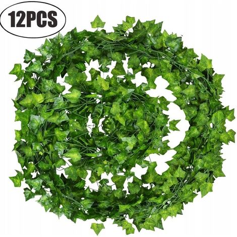 Artificial Ignieves Vine Leaves 12 pieces of ivy artificial garland 86 inches artificial wedding desk ivy, kitchen, garden, celebration of celebration