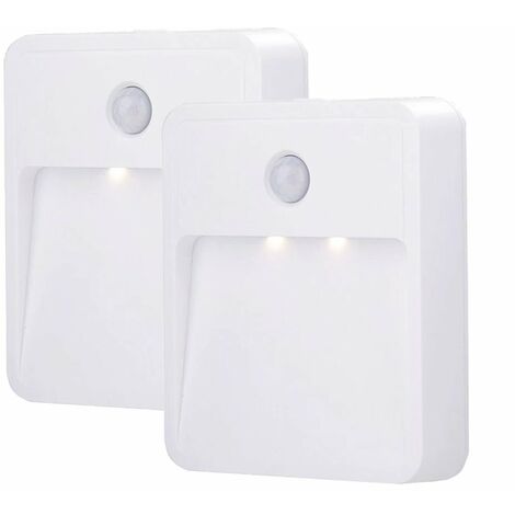 2 pieces of pilot light LED body induction light kitchen cabinet corridor hallway halls bedside light white light