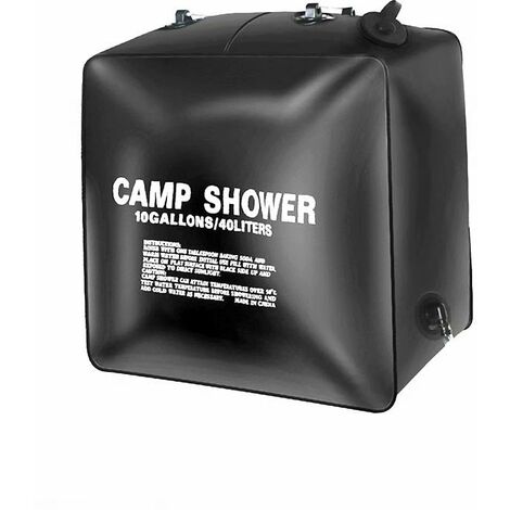 Shower Bag 40L Solar Water Bag Outdoor Camping Bath Washing