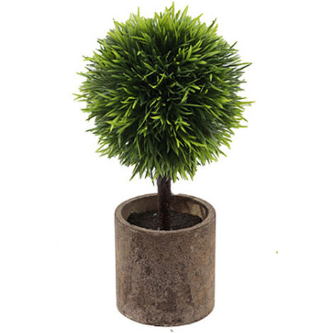New Green 12/20/25/30cm Plastic Artifical Grass Topiary Plant Home Table Decor 