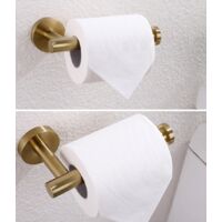 Paper towel rack Wall-mounted towel rack Wall-mounted paper towel rack SUS 304 Stainless steel (Golden) (