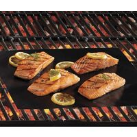 Barbecue carpet for grilling, broiler pan, barbecue cookware 400 * 500mm 5 pieces + silicone brush