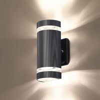 DOWNLIGHT AND DOWNLIGHT LED Outdoor Wall Light, The Body is Aluminum Waterproof Outdoor Wall Light, 3000K 5W, 1 Pack (Cold White Light)