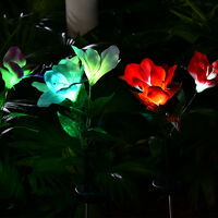 Solar Lawn Lights, Artificial Flower Lights, Orchid Lights, Garden Lights, Garden Landscape Lights