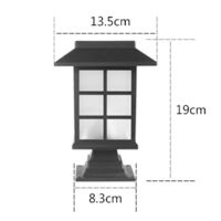 Solar lamps for the garden Waterproof outdoor garden lamps for home lawn lamps for Villa Square model (white light)