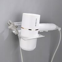 Hairdryer holder, hairdryer holder, hair dryer holder mounted on the wall