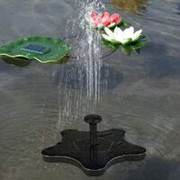 Solar fountain pump, star shaped floating solar fountain is used for outdoor decoration, swimming pool, garden, pond landscape decoration