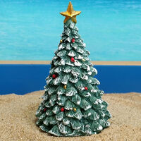 Small Snow Christmas Tree Mini Artificial Frost Trees Winter DIY Crafts Resin Tabletop Christmas Tree Model Holiday Party Home Decorations 5.5*5.5*8.5cm