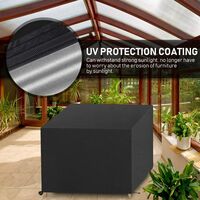Protective Cover Furniture Cover, Garden Furniture Cover, Outdoor Table Cover Waterproof Tarpaulin Waterproof Oxford Fabric, Wind Resistance, Anti-UV, 135 x 135 x 75cm