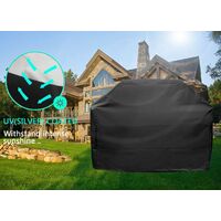 Barbecue Cover,Gas Barbecue Cover Barbecue Cover BBQ Protective Cover Anti-UV Waterproof for Weber, Holland, Brinkmann、Char Broil、 etc, Size 77 x 58 cm