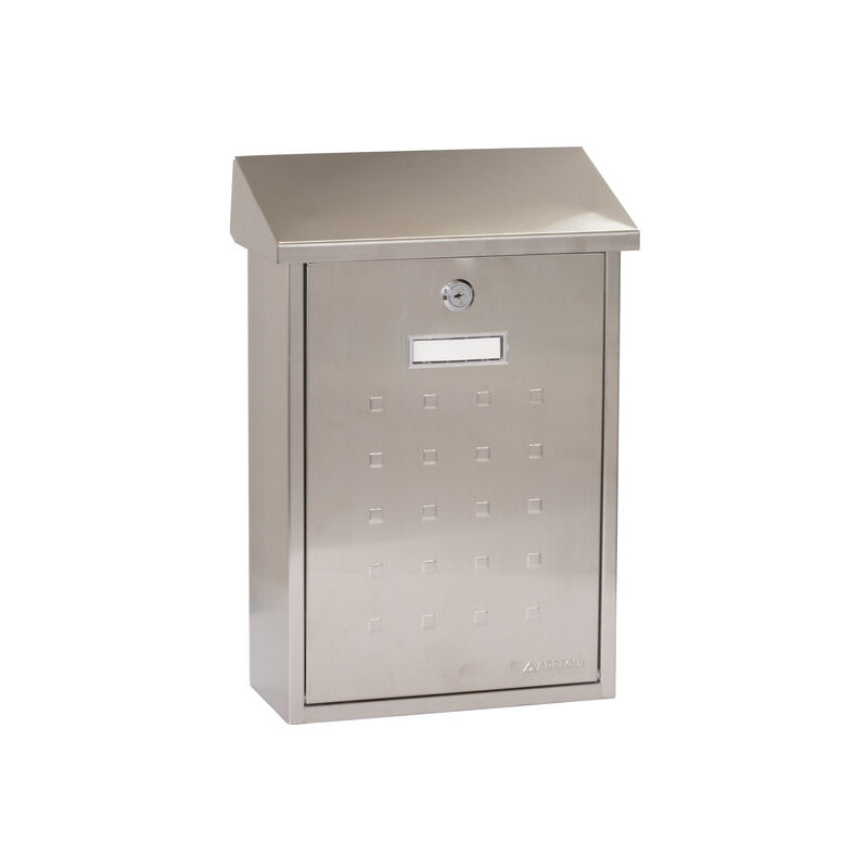 ARREGUI Premium E5607 Cassetta Postale Individuale in Acciaio Inossidabile, Cassetta  della Posta da Parete, Dimensione M (DIN A4 e Riviste), Facile da Montare,  Inox