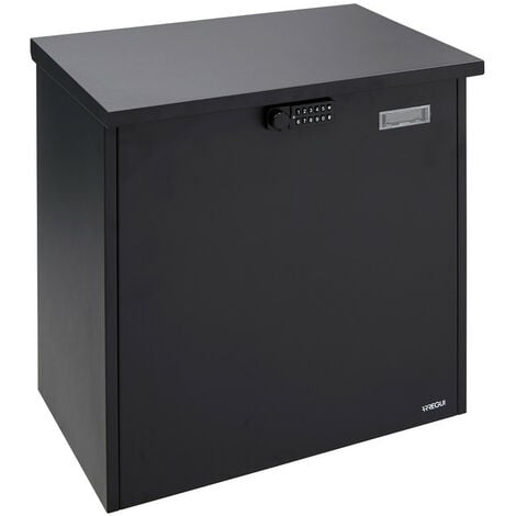 Supporto Per Cassetta Postale Arregui - Acciaio, 144 Cm, Nero, Per Esterno - Foto 3