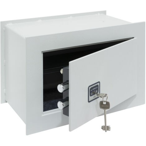 ARREGUI Ideal 5 271320 Cassaforte a muro con serratura a chiave, Cassaforte da incaso a parete per abitazioni, Facile da usare, 23 x 35 x 20 cm, 10 L