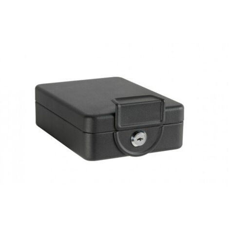ARREGUI Private C9427 Cassetta di sicurezza con combinazione per trasportare denaro Cassetta Portavalori in acciaio con fissaggio mediante cavo Cassaforte portatile de 15 cm di larghezza Nero