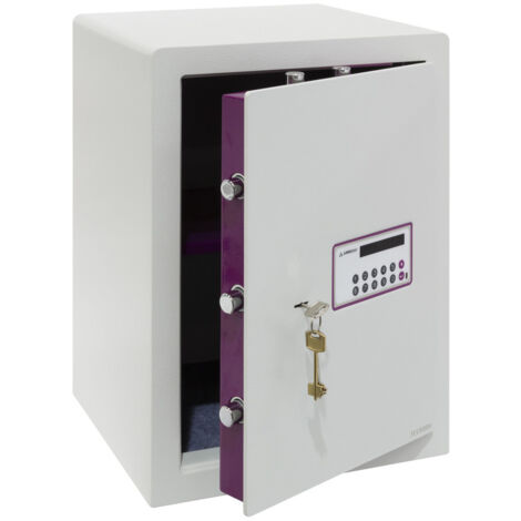 ARREGUI Forma Evolution Cassaforte con chiave e codice, Cassaforte mobile, apertura con tastiera e chiave, Cassaforte elettronica, doppia sicurezza XXL : 52 x 38,5 x 36 cm, 59L (ref 150080)