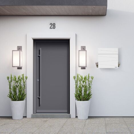 ARREGUI Villa E5003 Brievenbus van Verzinkt Staal | Formaat M (DIN A4