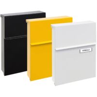 Cassetta Postale ARREGUI LINE E6800 In Acciaio Bianco - Formato DIN A5 Con Serratura - Da Parete - Foto 8