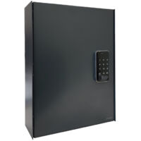 ARREGUI KEYPRO PLPRO44 Armadietto per Chiavi con 44 Ganci Serratura Elettronica Armadio di Sicurezza per Chiavi in Acciaio Facile Installazione a Parete 40x30x10 cm Gris antracita