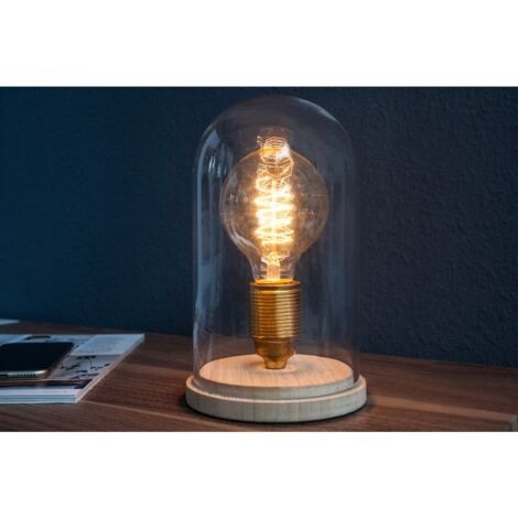 MEUBLER DESIGN Industrial Lampe De Table Edison 22cm Ampoule Lampe De Table, Style , 13 x 13 x 22 cm (1/5)