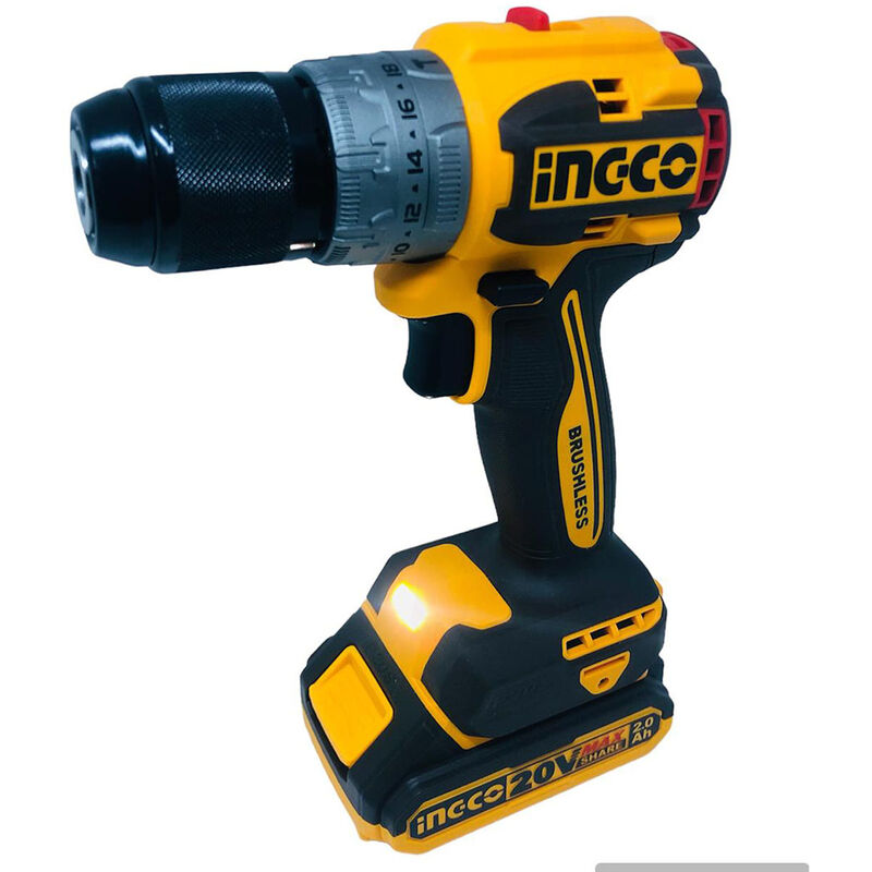 Trapano A Percussione Senza Fili 20V - 2 Batterie 2Ah, Caricatore Incluso - Foto 8