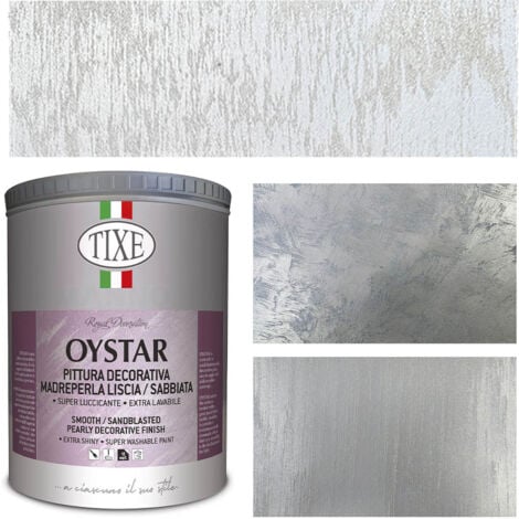 Tixe Oystar Pittura decorativa madreperla effetto Sabbiato
