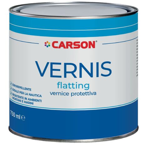 Carson Vernis Flatting VERNICE PROTETTIVA TRASPARENTE LEGNO lucida o opaca 750  ml EFFETTO LUCIDO