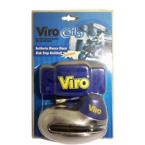 BLOCCADISCO VIRO city ANTIFURTO 151.47 asta lock 10 mm Per moto