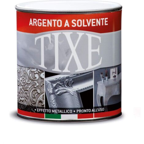 Vernice Argento Tixe Per Interni Ed Esterni - Effetto Metallizzato Lucido, A Base Solvente, 125ml - Foto 6