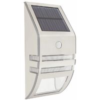 GardenKraft 11270 Solar Powered Security Light / Motion Sensored ‘Auto On’ Light / 5V Solar Panel / Weatherproof Stainless-Steel Construction